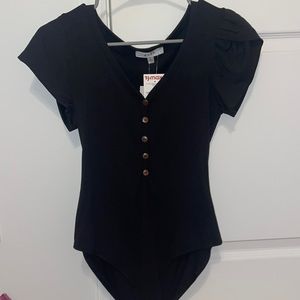 Black bottom body suit